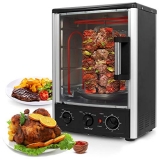 NutriChef AZPKRT97 ROTISSERIE Oven, 13.4 x 18.9 x 12.2 inches, Black