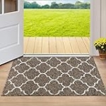 REFETONE Indoor Doormat, Front Back Door Mat, 24×36, Non-Slip Absorbent Resist Dirt Door Mats, Machine Washable Low-Profile Inside Floor Mat Door Rugs for Entryway, Camel @ $12.95