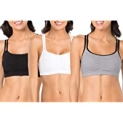 3-Pack Fruit of the Loom Women Shirred Front Racerback Sports Bra @ $8.60