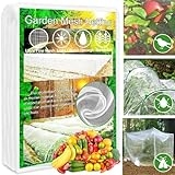 Garden Netting, Kanosan Ultra Fine Mesh 8 x 10Ft Bird Netting for Garden, Mosquito Net Raised Bed Plant Netting for Tomato Blueberry Bushes Vegetables Fruit Tree from Bird Cicadas Animals @ $9.98