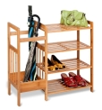 Honey-Can-Do SHO-02222 4-Tier Bamboo Entryway Organizer @ $33.98