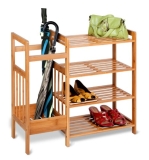 Honey-Can-Do SHO-02222 4-Tier Bamboo Entryway Organizer @ $33.98