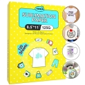Tonha Sublimation Paper 8.5 x 11 Inches 120 Sheets Heat Transfer Paper 125gsm for Any EP Sawgrass Inkjet Printer with Sublimation Ink for T-shirt @ $10.79