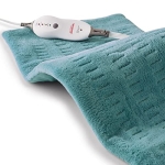 Sunbeam Heating Pad for Back, Neck, and Shoulder Pain Relief with Auto Shut Off, Extra Large 12 x 24″, Teal