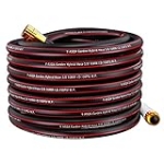 Y-ASQA Garden Hose 25ft, Leakproof Durable, Lightweight, Flexible, Drinking Water Safe Hose, Pull-in Heavy Duty Hose 5/8