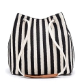 Bydenwely Women’s Canvas Summer Tote Bags Small Beach Bag Shoulder Bag Daily Working Handbag for Holiday Travel Pool (Black @ $11.99