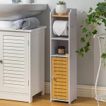 Bathroom Storage Cabinet Toilet Paper Storage for Small Bathroom @ $14.94