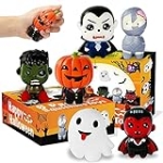 MGparty 6 Packs Halloween Squishies Toys Slow Rising Pumpkin, Ghost, Vampire, Bat, Mummy, Zombie Boy Soft Squishy Toys for Kids, Girls, Boys Halloween Treat Bag Party Favors Classroom Prizes @ $6.00