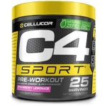 C4 Sport Pre Workout Powder – Pre Workout Energy with 3g Creatine Monohydrate + 135mg Caffeine and Beta-Alanine Performance Blend – NSF Certified for Sport | 25 Servings @ $12.82