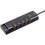 Monoprice 8 Feet 10 Outlet Rotating Surge Protector Power Block / Strip (Black) @ $26.44