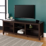 Walker Edison Wren Classic 6 Cubby TV Stand for TVs up to 80 Inches @ $134.48
