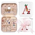 Parima Christmas Gifts for Teenage Girls – Christmas Travel Jewelry Case Organizer | Initial Jewelry Travel Case | Birthday Gifts for Girls Teen Girls Daughter Sister Granddaughter Friends | Gifts @ $6.80