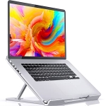 Laptop Riser for Desk Chromebook Stand Adjustable Laptop Stand Portable Aluminum Laptop Riser Holder for Elevated 11~15.6 inch Notebook, MacBook Air Pro, Dell, Lenovo, HP by FURNINXS