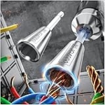 2025 Wire Twister Tool for Drill, 6MM Hex Shank Wire Nut Twister, Electrical Cable Twisting Tool Compatible with Power Drills, Wire Connector & Twisting Tool (2)