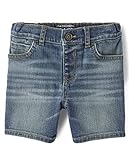 The Children’s Place,And Toddler Boys Stretch Denim Shorts,Baby-Boys,Degroot Wash,3T @ $3.99