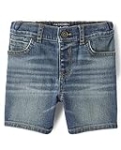 The Children’s Place,And Toddler Boys Stretch Denim Shorts,Baby-Boys,Degroot Wash,3T @ $3.99