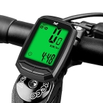 Bicycle Speedometer Waterproof Wireless Cycle Bike Computer Bicycle Odometer with LCD Display & Multi-Functions
