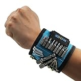 Magnetic Wristband, BLENDX Men Stocking Stuffers Gifts Tool with Strong Magnets for Holding Screws, Nails, Drill Bits Cool Tools for Father’s Day Gift for Him, Men, Husband, Dad, Guys, DIY-er @ $9.99