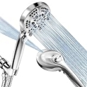 ROOSSI 10-Mode Spray High Pressure Shower Handheld, Detachable Filtered Shower Head with Extra Long 80