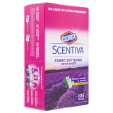 Clorox Scentiva Fabric Softening Dryer Sheets | Fabric Sheets in Tuscan Lavender & Jasmine Scent | Laundry Dryer Sheets for Fresh & Clean Clothes| 105 Count @ $3.98