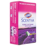Clorox Scentiva Fabric Softening Dryer Sheets | Fabric Sheets in Tuscan Lavender & Jasmine Scent | Laundry Dryer Sheets for Fresh & Clean Clothes| 105 Count @ $3.98