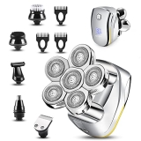 Head Shaver, 6 in 1 Electric Head Razor for Bald Men Wet and Dry @ $8.70