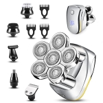 Head Shaver, 6 in 1 Electric Head Razor for Bald Men Wet and Dry @ $8.70