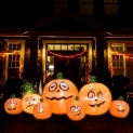 Twinkle Star 8 Ft Long Halloween Lighted Inflatable Pumpkins @ $19.99
