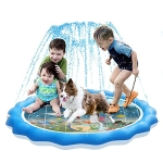 Ukphail Splash Pad Sprinkler for Kids 67″ Splash Play Mat Outdoor Water Toys Inflatable Splash Pad Baby Toddler Pool Boys Girls Children Outside Backyard Sprinkler Pool Toy