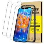 NatuBeau 3 Pack Compatible with iPhone 12 Pro Max Screen Protector 6.7