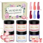6 Colors Acrylic Powder Set @ $4.80