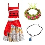 AmzManch Girls Princess Costume Skirt Sets Adventure Outfit Toddler Kids Birthday Party Halloween Dress up Size 4T/3-4 Years