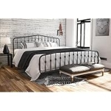 Novogratz Bushwick Metal Platform King Bed Frame with Headboard»$68.28