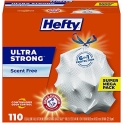 Hefty Ultra Strong Tall Kitchen Trash Bags @ $10.78