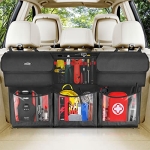 Oasser Back Seat Trunk Organizer Hanging Car Organizer Trunk Foldable Cargo Storage with 6 Large Pockets 3 Adjustable Straps 40x19inch @ $15.19