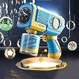 Bubble Gun for Kids and Toddlers Bubble Machine with 1 Bubble Solutions (90ml) Automatic Bubble Maker for Children Outdoor Bubbles Toys @ $4.49