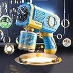 Bubble Gun for Kids and Toddlers Bubble Machine with 1 Bubble Solutions (90ml) Automatic Bubble Maker for Children Outdoor Bubbles Toys @ $4.49