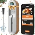 MAGODEY Wireless Meat Thermometer Digital, Instant Read, Long Bluetooth Range, Alarm, High-Temp-Resist Food Thermometer, Kitchen Gadgets, Grilling BBQ Accessories For Smoker, Cooking, Oven, Rotisserie