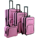 Rockland Journey Softside Upright Luggage Set @ $78.68