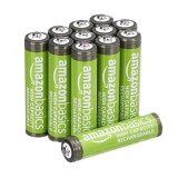 Amazon Basics 12-Pack AAA High-Capacity 850 mAh Rechargeable Batteries @ $11.90