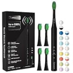 ARISSON Sonic Electric Toothbrush for Adults and Kids, 1.5H Charge for 90 Days, 40,000 VPM Power Toothbrush, Ultrasonic Electric Toothbrushes, 2 Minutes Smart Timer, 1.6 Oz Travel Toothbrush, Black @ $8.10