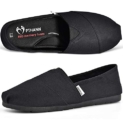 PTHANN Classic Black Flats Shoes Women with Arch Support @ $6.63