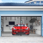 Golkcurx Garage Door Screen for 2 Car 16x7FT Garage Doors @ $20.00