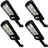 Glor Solar Street Lights Outdoor Remote Control Solar Parking Lot Lights 3 Light Mode 96LED Solar Street Pole Light Motion Light for Patio @ $32.99