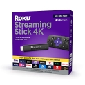 Roku Streaming Stick 4K 2021 | Streaming Device 4K/HDR/Dolby Vision with Roku Voice Remote and TV Controls @ $26.99