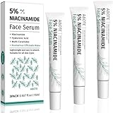 ABOTE 5% Niacinamide Serum with 4% Rosemary Extracts – Deep Hydration, Soothes Skin, Enhances Elasticity (3Pack 0.507 fl.oz | 15ml)