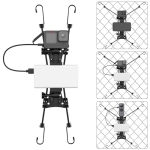 Upgraded Baseball Fence Mount with Battery Holder – Baseball Cell Phone Fence Mount for iPhone @ $8.99