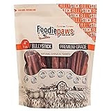 FOODIEPAWS All Natural 4-inch Bully Sticks Odor Free USA Packed for Small, Medium Dogs-100% Free-Range Grass-Fed Beef–Single Ingredient Grain & Rawhide Free-Longer Lasting Dental Dog Chews (1lb) @ $6.05