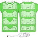 9pcs Tshirt Ruler Guide for Vinyl Alignment, T Shirt Rulers to Center Designs, PVC Measurement Template, Sewing Supplies Accessories Tools for Cricut Heat Press & Cameo & HTVRONT HTV Transfer Vinyl G @ $3.99