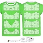 9pcs Tshirt Ruler Guide for Vinyl Alignment, T Shirt Rulers to Center Designs, PVC Measurement Template, Sewing Supplies Accessories Tools for Cricut Heat Press & Cameo & HTVRONT HTV Transfer Vinyl G @ $3.99